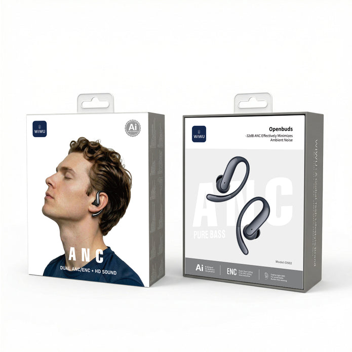 O502 Openbuds AI Çeviri ANC+ENC Bluetooth 6.0 Açık Kulak Kulaklık