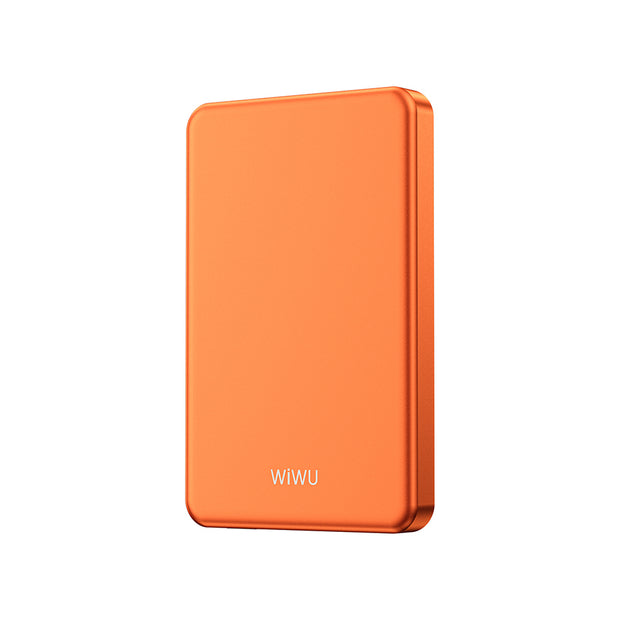 P15 MagSafe Uyumlu 5000mAh 15W Kablosuz Şarjlı Ultra İnce Powerbank – Fotoğraf 1