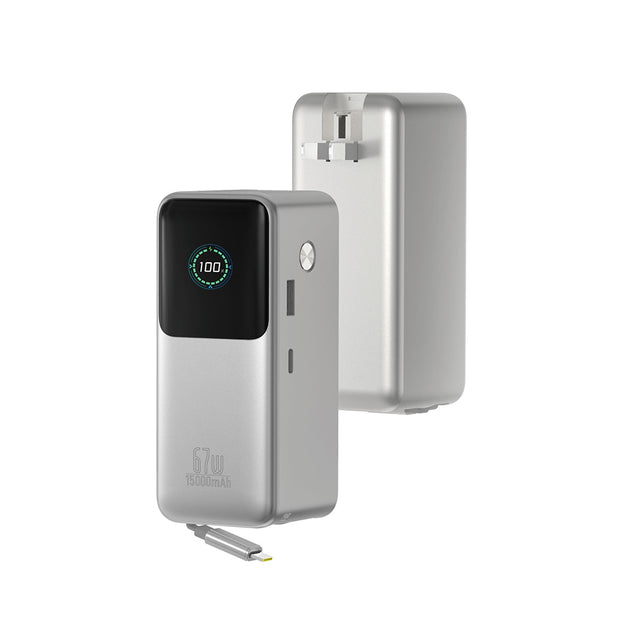 PM-501 Power Mega 15000mAh 67W PD Hızlı Şarjlı Powerbank – Fotoğraf 2