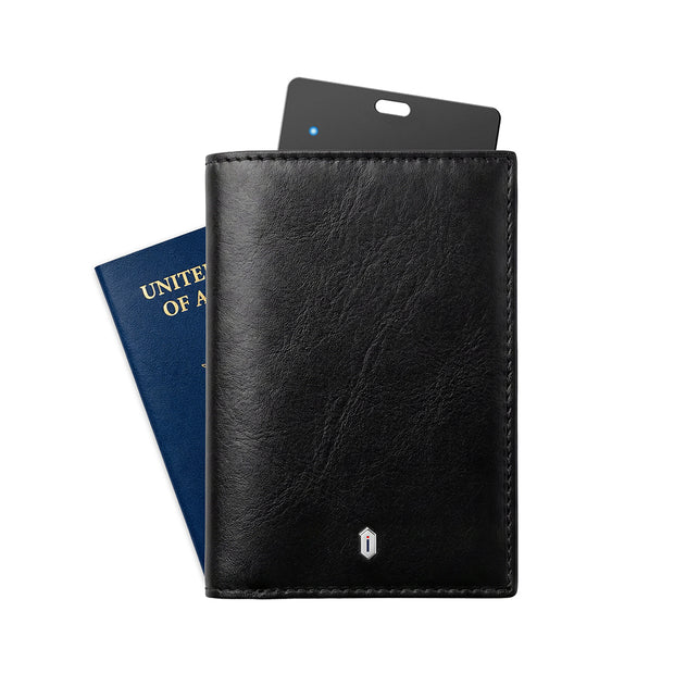 Royal Passport Wallet iOS ve Android Uyumlu RFID Akıllı Takip Özellikli PU Deri Cüzdan – Fotoğraf 2