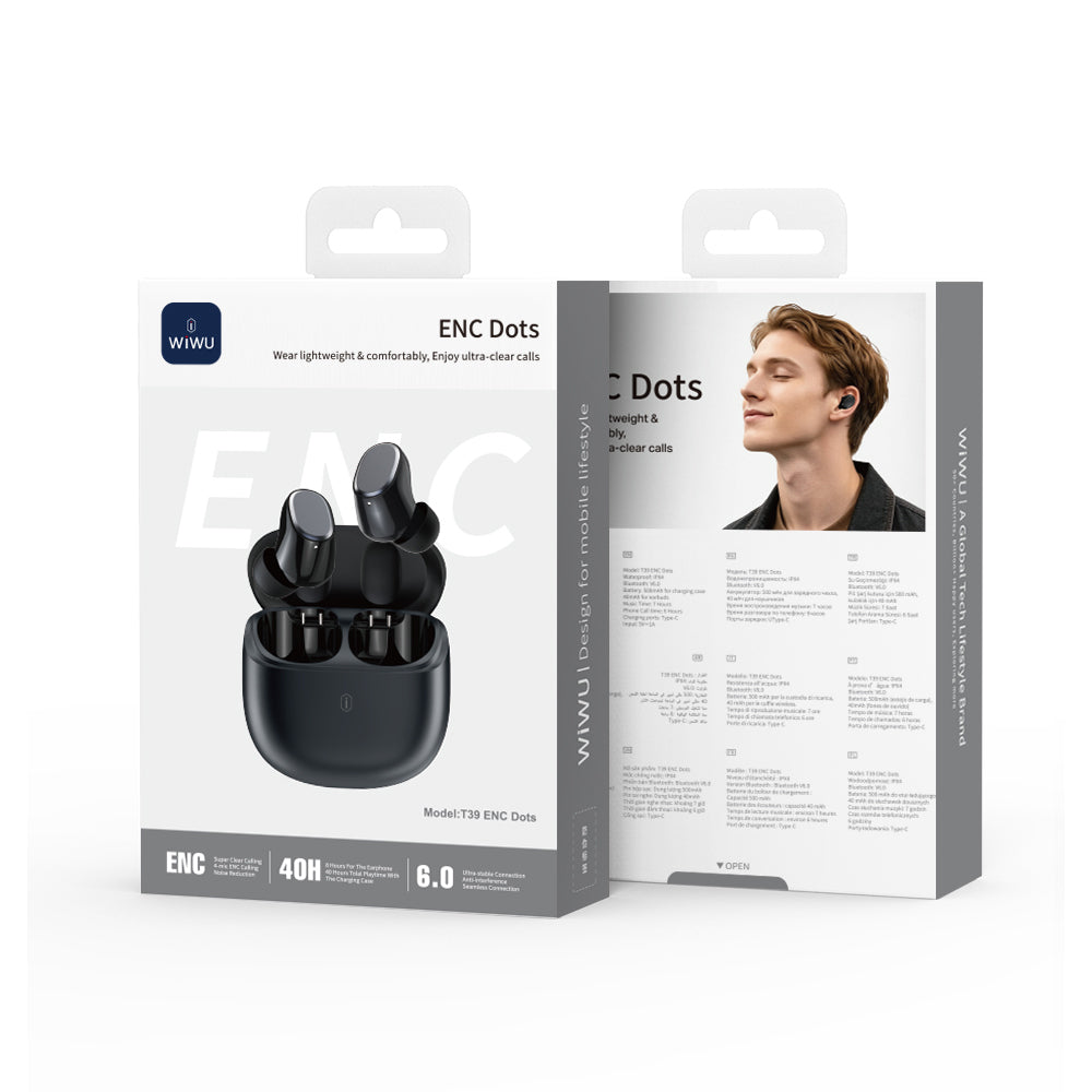 T39 ENC IPX4 Suya Dayanıklı Bluetooth 6.0 Kulak İçi Kulaklık