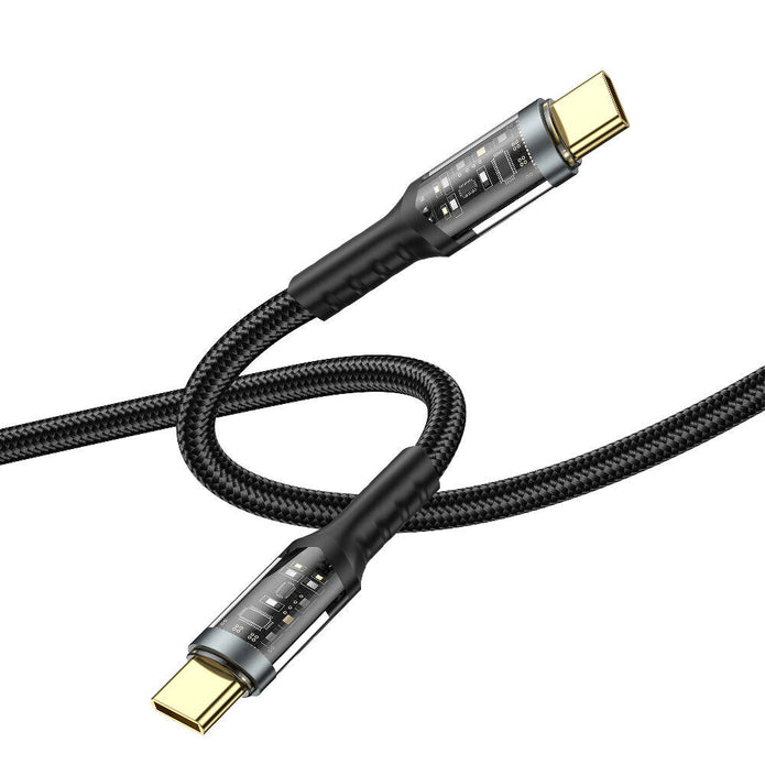 Wi-C016 Geek Serisi Type-C to Type-C PD Data Kablosu 100W 1.2M – Fotoğraf 3