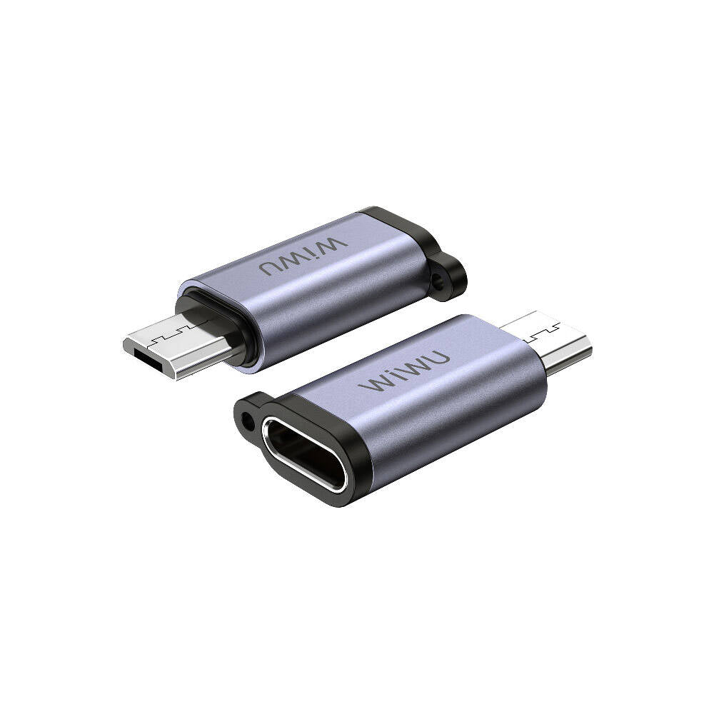 Wi-C031 Concise Serisi 3in1 Type-C to USB-A Micro Lightning Adaptör Paketi – Fotoğraf 4