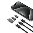 Wi-C031 Concise Serisi 3in1 Type-C to USB-A Micro Lightning Adaptör Paketi – Fotoğraf 6
