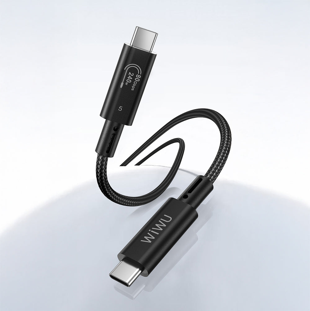 Wi-C102 Thunderbolt 5 Type-C Kablo 240W 16K 180 cm – Fotoğraf 7