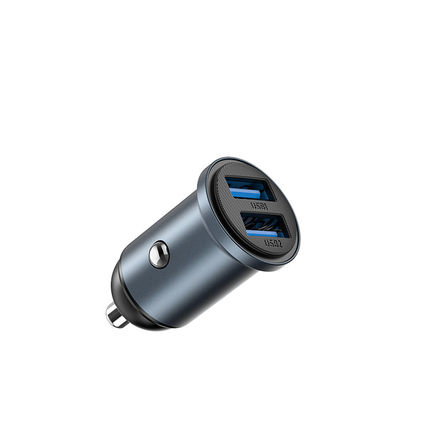 Wi-CC031 Nano Lite Dual USB-A 12W Hızlı Şarj Özellikli Araç Şarj Aleti – Fotoğraf 1