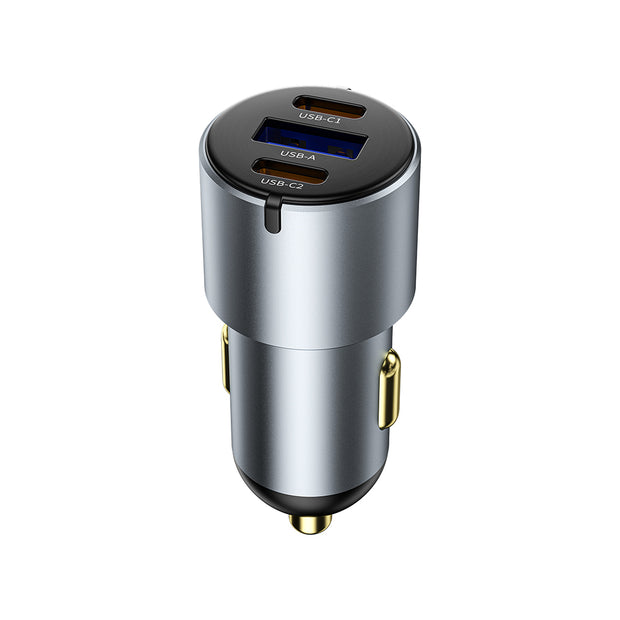 Wi-CC032 Nano Pro 60W Dual Type-C + USB-A Hızlı Şarj Özellikli Araç Şarj Aleti – Fotoğraf 2