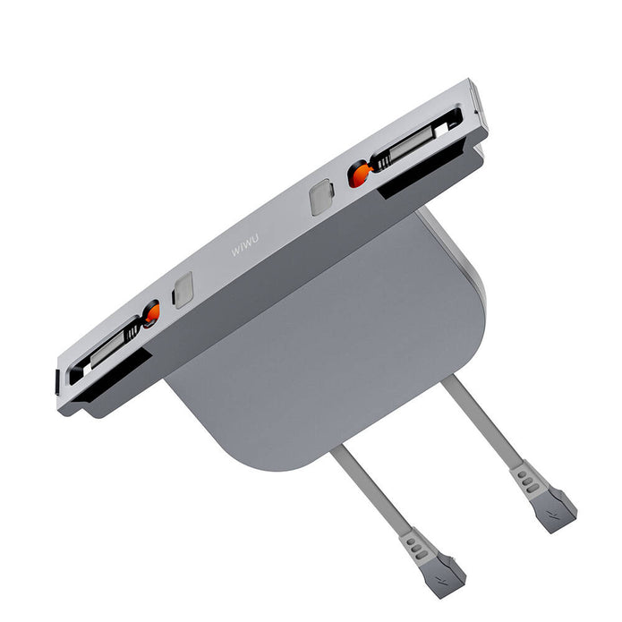 Wi-DS001 Tesla Uyumlu Type-C Lightning USB-A Araç İçi Şarj İstasyonu 60W – Fotoğraf 1