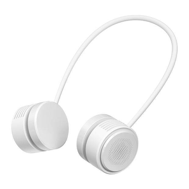 Wi-FS014 Twins Neck Taşınabilir Şarjlı Boyun Askılı Fan – Fotoğraf 1