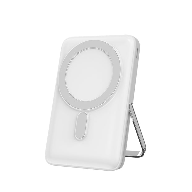 Wi-P011 Gentleman 10000mAh 15W LED Göstergeli Standlı Kablosuz Powerbank – Fotoğraf 6