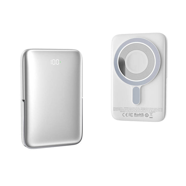 Wi‑P018 Elite Led Ekranlı Magsafe Powerbank Wireless 15 W 10000 mAh – Fotoğraf 2