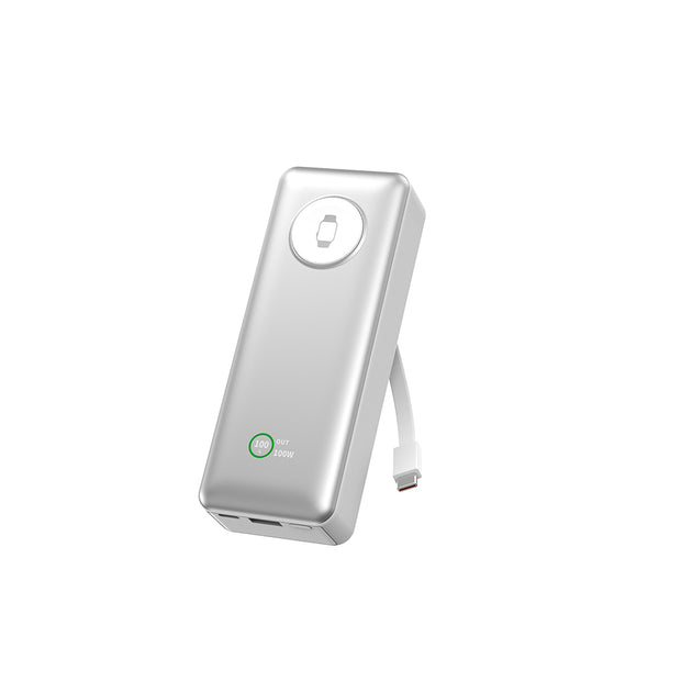 Wi-P023 3in1 Apple Watch Airpods Uyumlu Manyetik Şarjlı Powerbank 20000mAh 145W – Fotoğraf 1