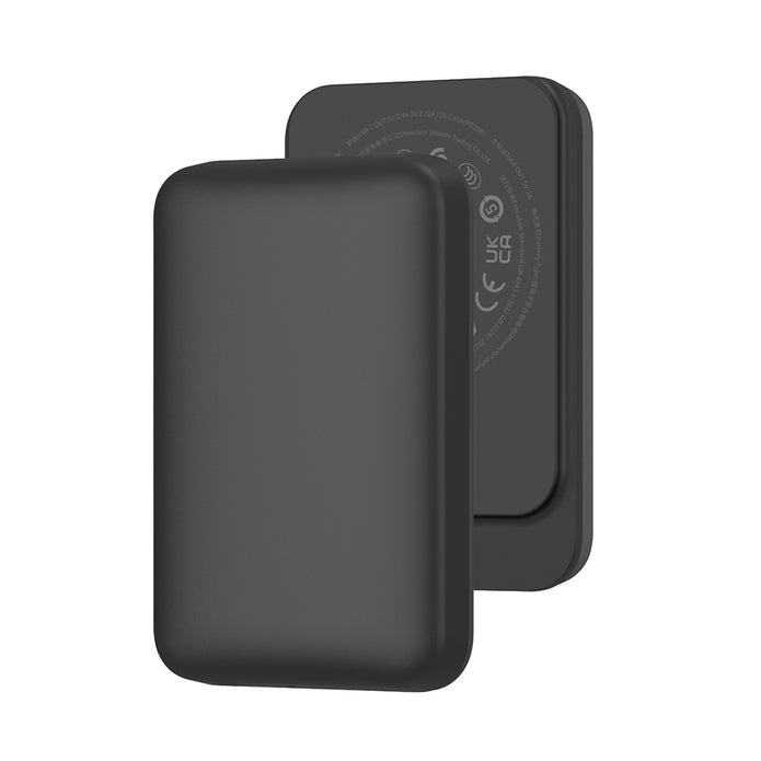 Wi-P037 Magsafe Uyumlu LED Göstergeli Kablosuz 5000mAh 15W Powerbank – Fotoğraf 5