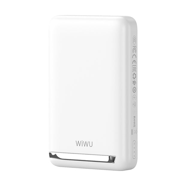 Wi-P043 Magsafe Uyumlu LED Göstergeli Standlı 10.000mAh 15W Powerbank – Fotoğraf 1