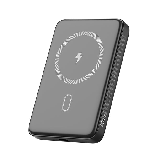 Wi-P043 Magsafe Uyumlu LED Göstergeli Standlı 10.000mAh 15W Powerbank – Fotoğraf 7