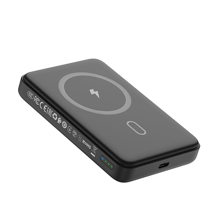 Wi-P043 Magsafe Uyumlu LED Göstergeli Standlı 10.000mAh 15W Powerbank – Fotoğraf 8