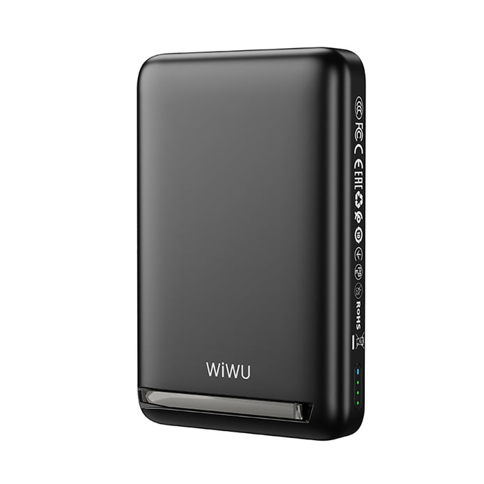 Wi-P043 Magsafe Uyumlu LED Göstergeli Standlı 10.000mAh 15W Powerbank – Fotoğraf 6
