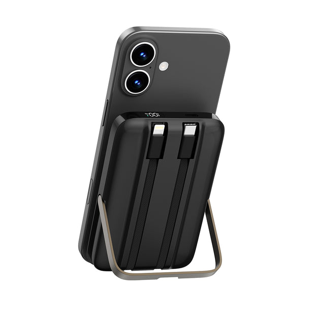 Wi-P077 Pioneer Serisi Standlı Wireless Şarjlı PD 20W Powerbank 10000mAh 15W – Fotoğraf 2