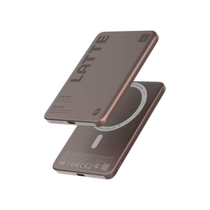 Wi-P085 MagPearl 5000 mAh 15W Ultra İnce Manyetik Kablosuz Powerbank – Fotoğraf 2