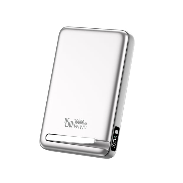 Wi-P090 Mag Pro 10000mAh Qi2 Magsafe Uyumlu 45W Standlı Powerbank – Fotoğraf 1