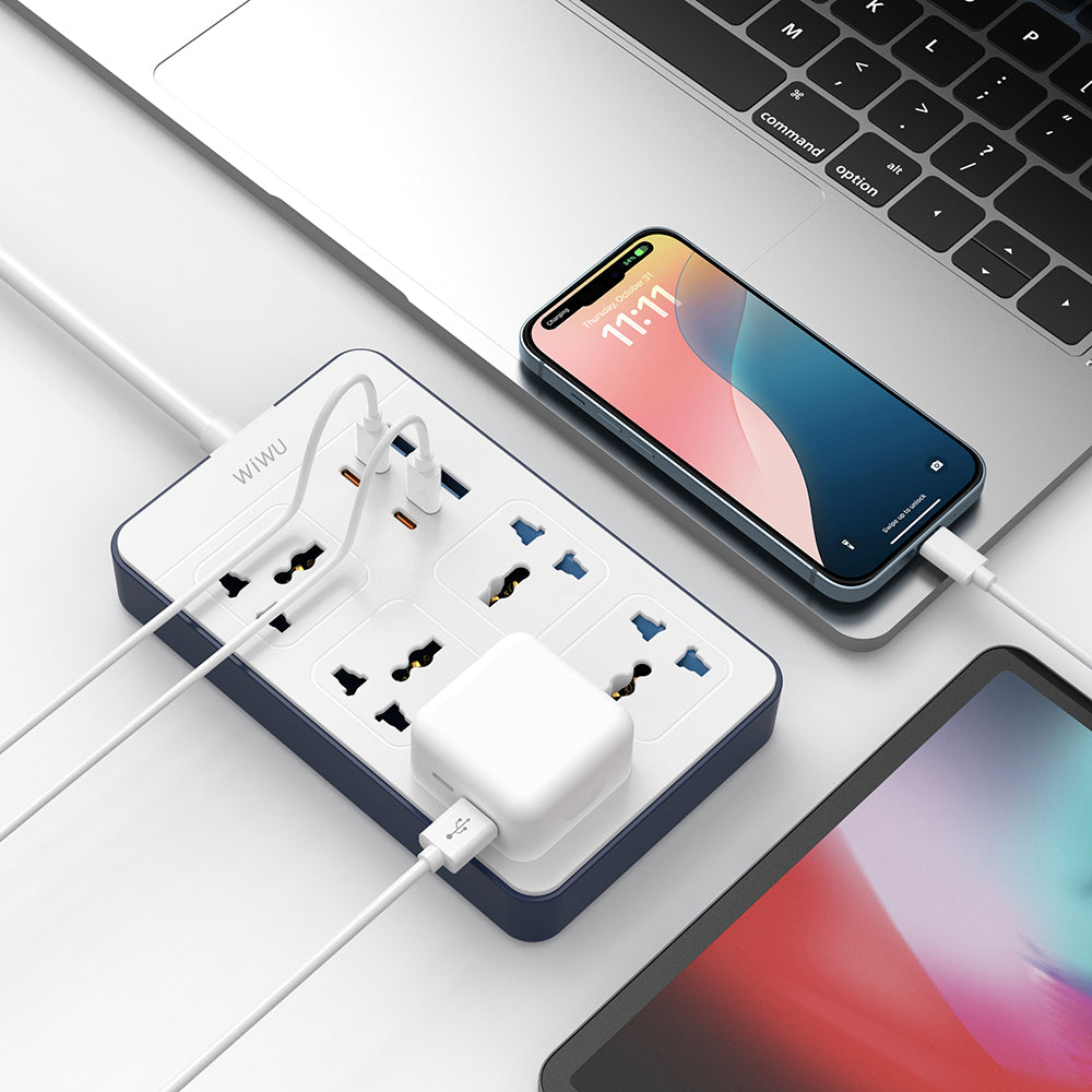 Wi-S006 20W GaN Tech Power Strip 11 in 1 Çoklu Priz – Fotoğraf 2
