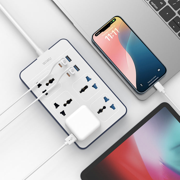Wi-S006 20W GaN Tech Power Strip 11 in 1 Çoklu Priz – Fotoğraf 4