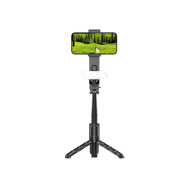 Wi-SE013 Dolgu Işıklı Teleskopik Tripod ve Mini Selfie Çubuğu – Fotoğraf 2