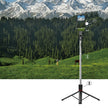 Wi-SE015 Dolgu Işıklı Teleskopik Tripod ve Selfie Çubuğu – Fotoğraf 6