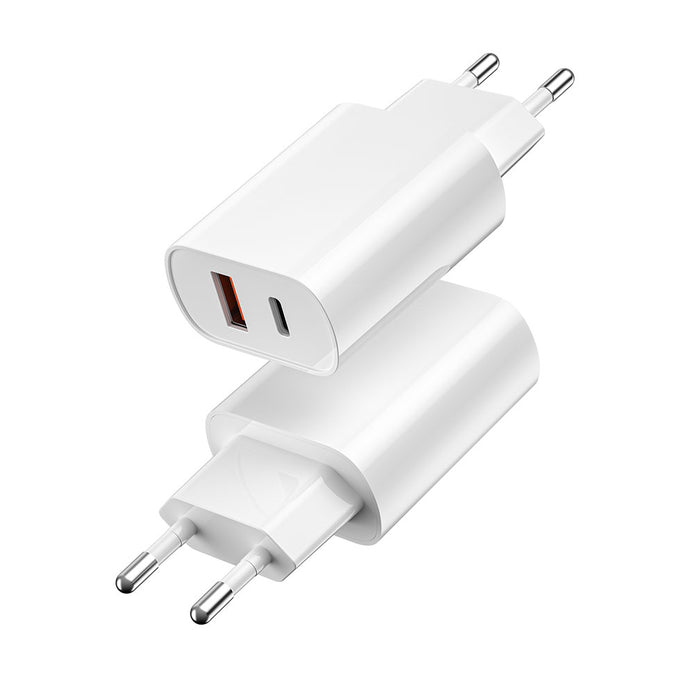 Wi-U002 20W Type-C PD ve USB-A QC Hızlı Şarj Adaptörü – Fotoğraf 1