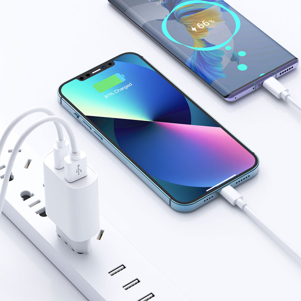 Wi-U002 20W Type-C PD ve USB-A QC Hızlı Şarj Adaptörü – Fotoğraf 5