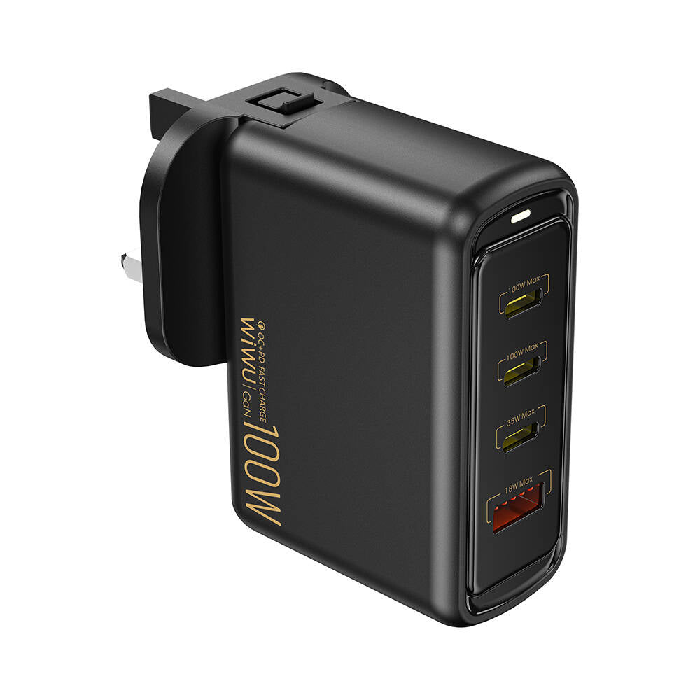 Warrior Serisi GaN 100W QC+PD Hızlı Şarj Başlığı – Fotoğraf 3