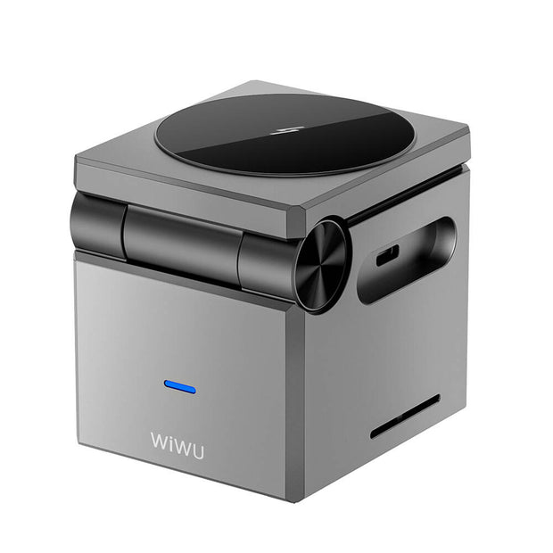 Wi-W030 Small Kare 3'ü 1 Arada Kablosuz Şarj Standı – Fotoğraf 2