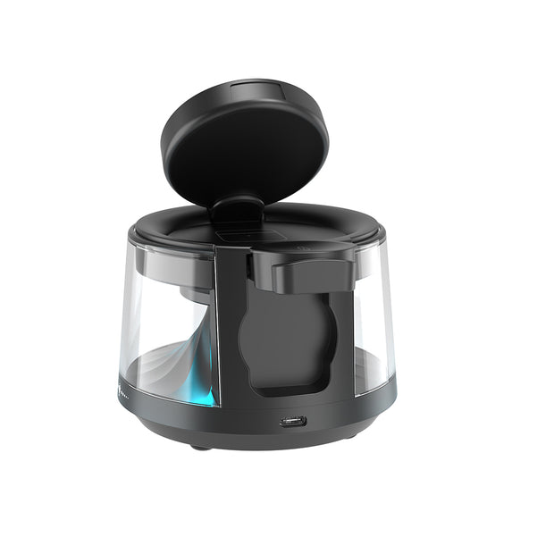 Wi-W039 5in1 Kablosuz Şarj Standı Ambiyans Işıklı Bluetooth Hoparlör 15W – Fotoğraf 2