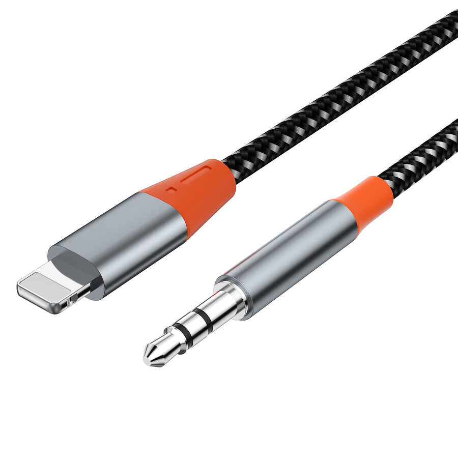 YP06 Lightning to 3.5mm Aux Ses Kablosu 1.2M – Fotoğraf 2