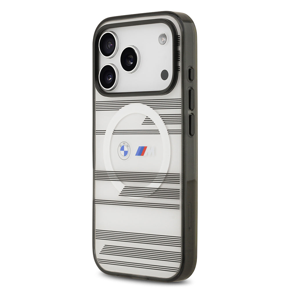 BMW iPhone 17 Pro Yatay M Şeritli MagSafe Uyumlu Kılıf – Fotoğraf 6