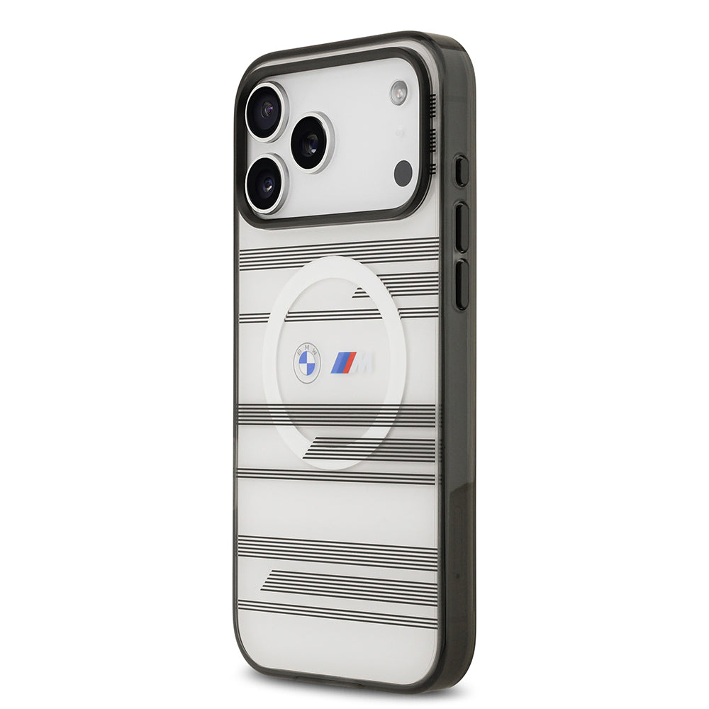BMW iPhone 17 Pro Max Yatay M Şeritli MagSafe Uyumlu Kılıf – Fotoğraf 2