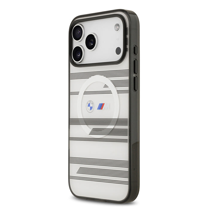 BMW iPhone 17 Pro Max Yatay M Şeritli MagSafe Uyumlu Kılıf – Fotoğraf 2