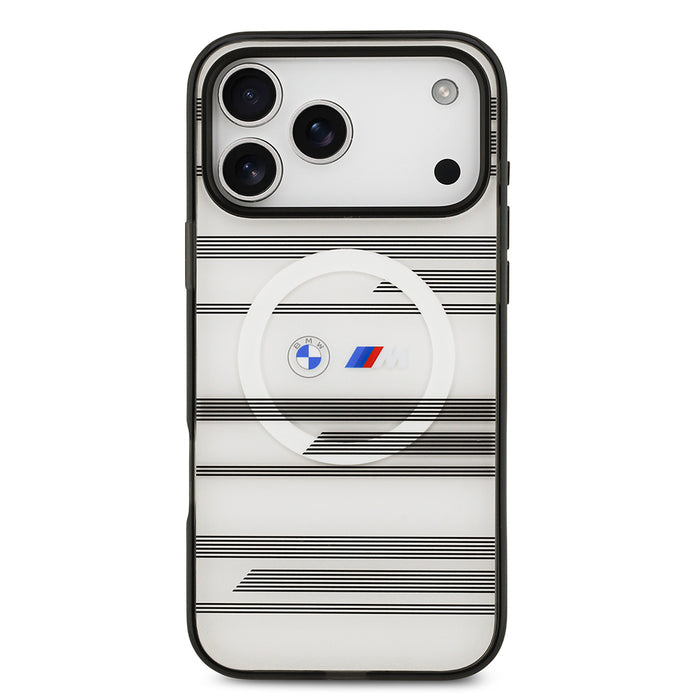 BMW iPhone 17 Pro Max Yatay M Şeritli MagSafe Uyumlu Kılıf – Fotoğraf 3