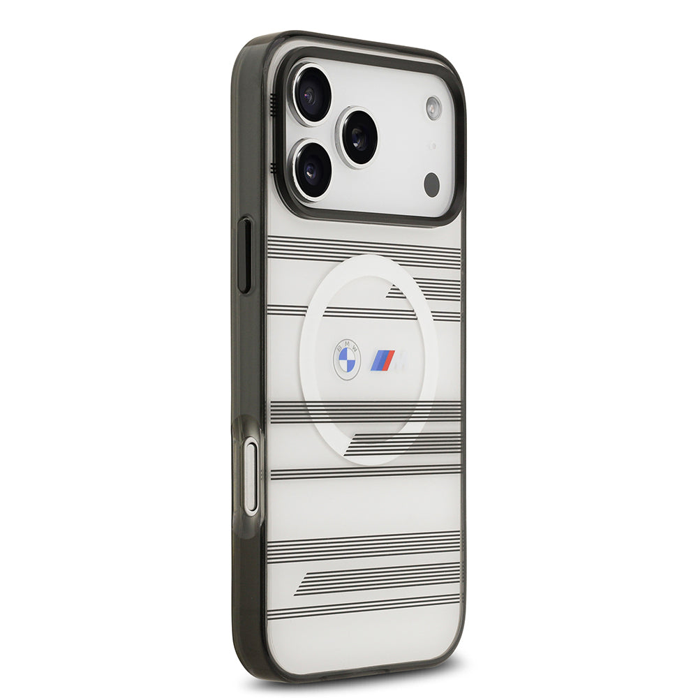 BMW iPhone 17 Pro Max Yatay M Şeritli MagSafe Uyumlu Kılıf – Fotoğraf 4