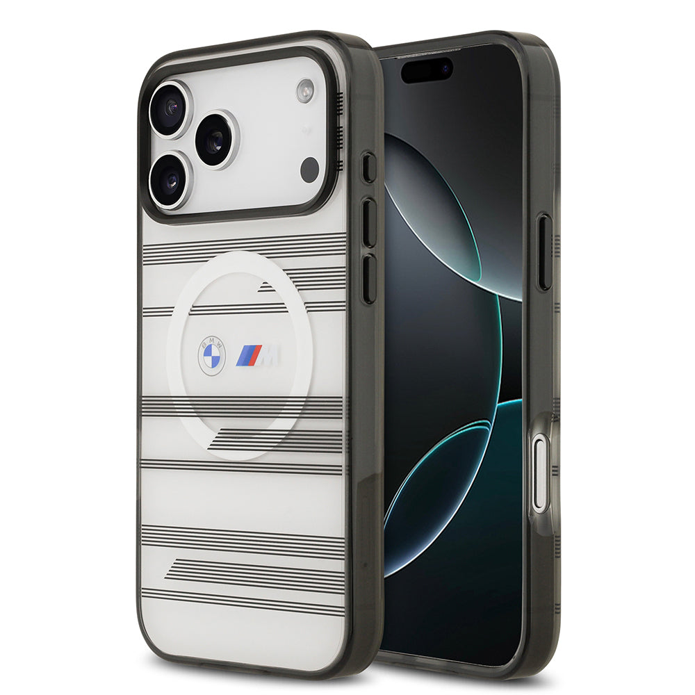 BMW iPhone 17 Pro Max Yatay M Şeritli MagSafe Uyumlu Kılıf – Fotoğraf 1