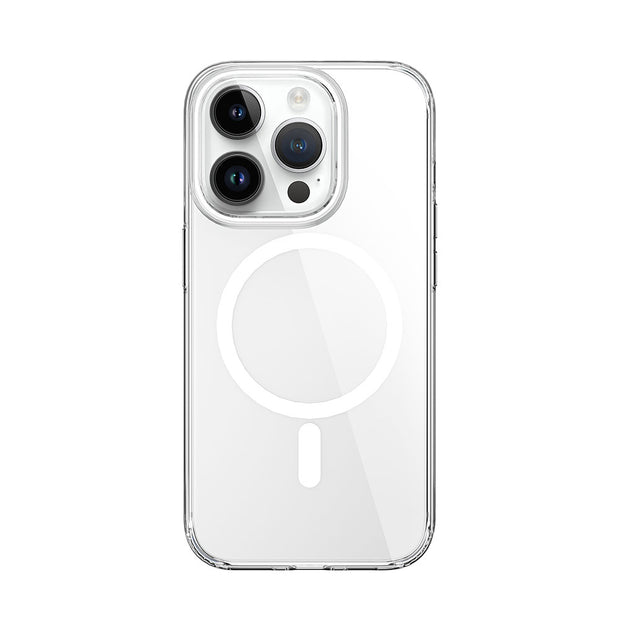 ZYS-013 Magsafe Uyumlu Renkli Kamera Çerçeveli Şeffaf iPhone 15 Pro Kılıf – Fotoğraf 1